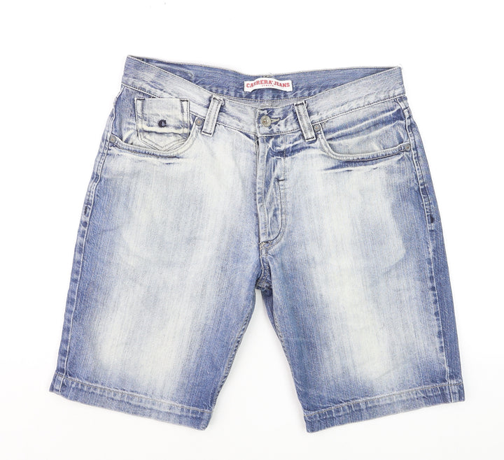 Carrera Jeans Women's Blue Denim Bermuda Shorts Size 20