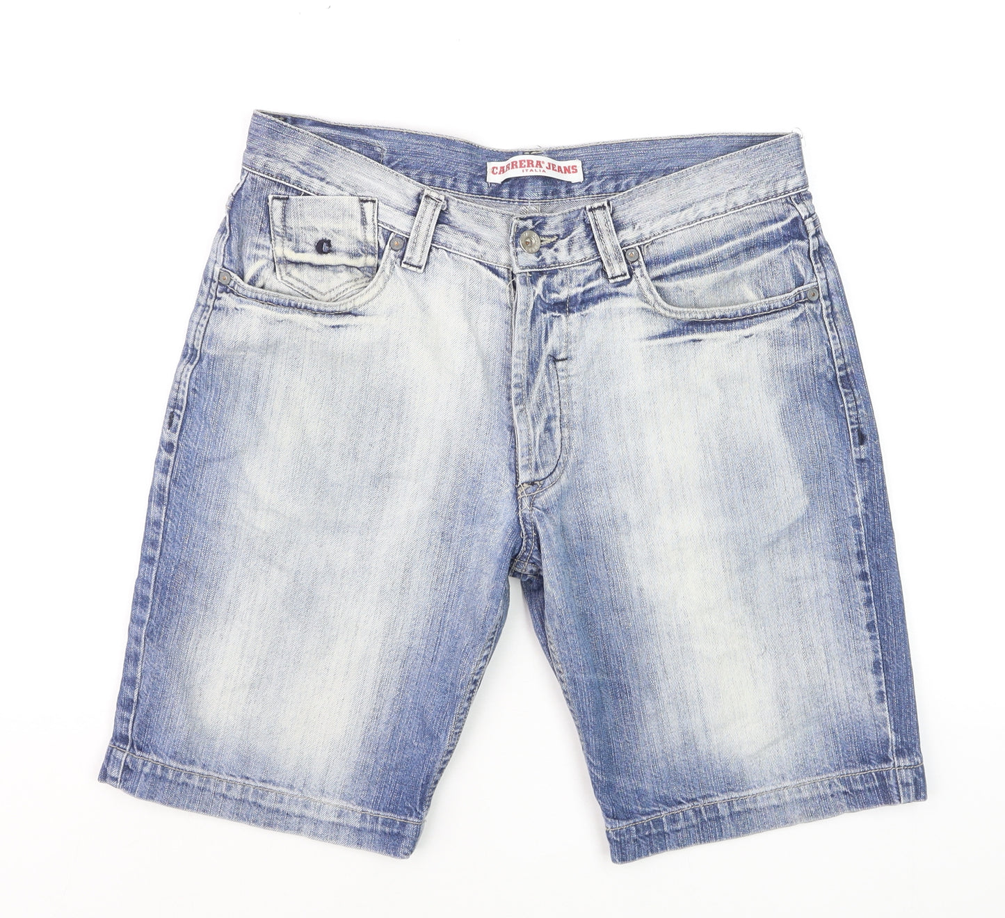 Carrera Jeans Women's Blue Denim Bermuda Shorts Size 20