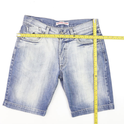 Carrera Jeans Women's Blue Denim Bermuda Shorts Size 20