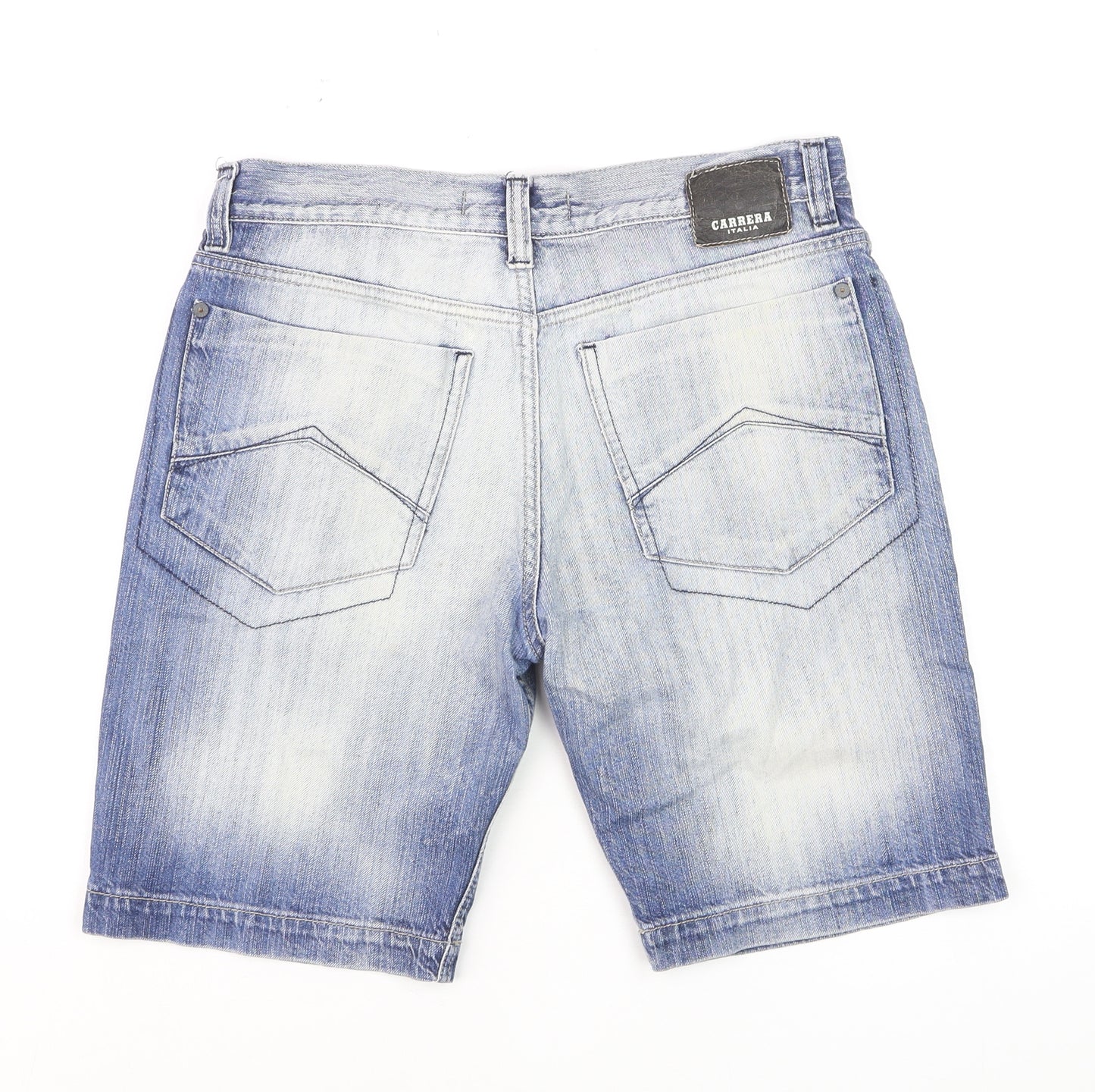 Carrera Jeans Women's Blue Denim Bermuda Shorts Size 20