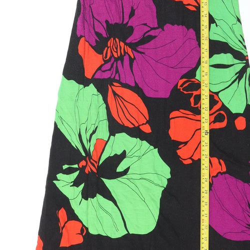 Monsoon Women’s Multicoloured Floral Slip Dress Size 8 Summer Boho