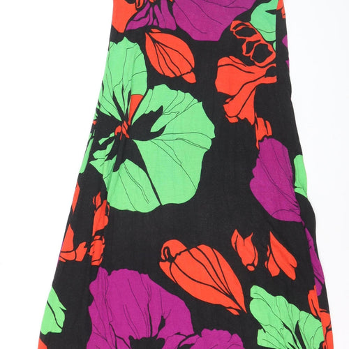Monsoon Women’s Multicoloured Floral Slip Dress Size 8 Summer Boho