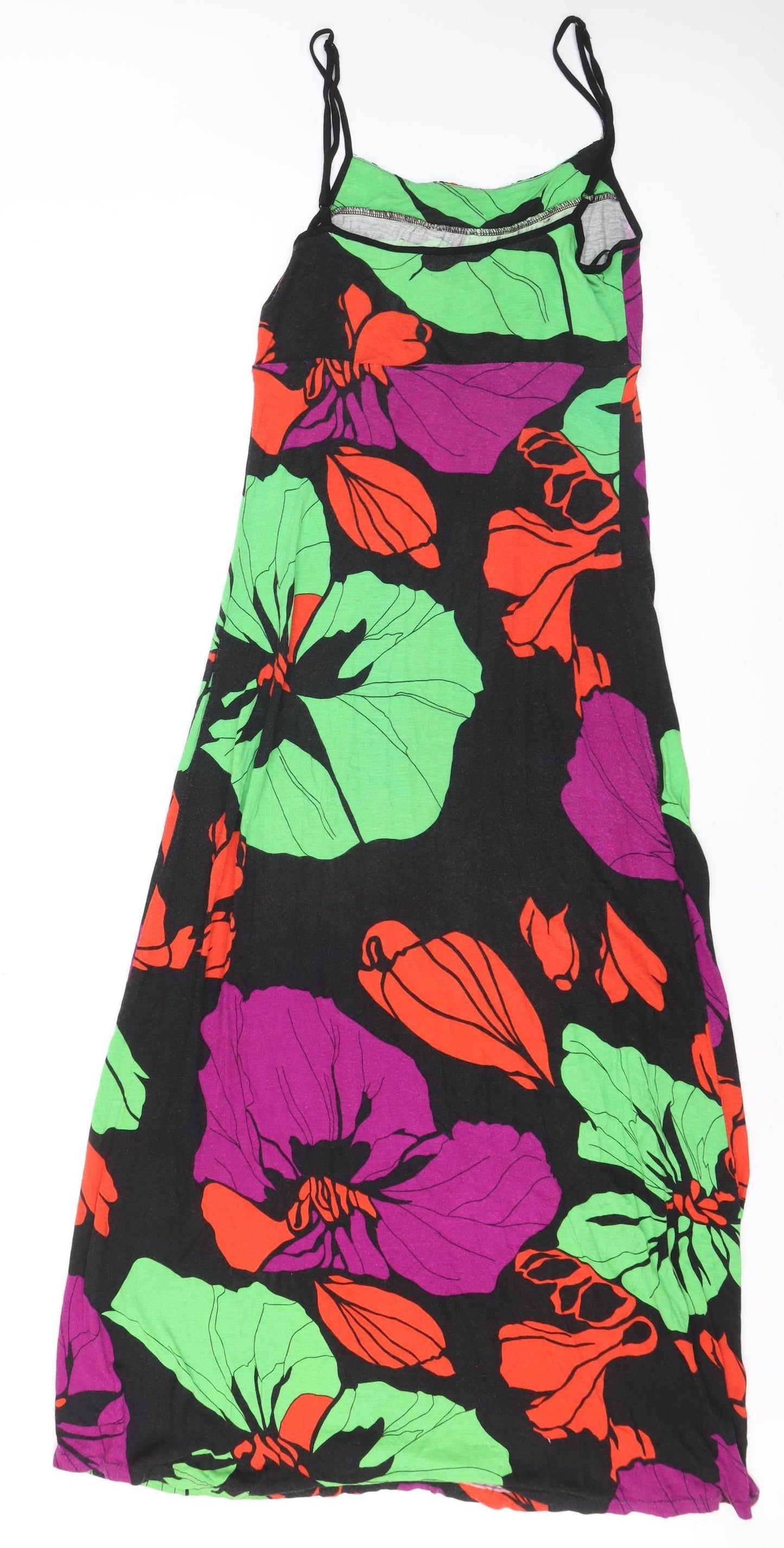 Monsoon Women’s Multicoloured Floral Slip Dress Size 8 Summer Boho
