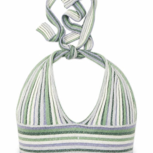 NA-KD Women’s Multicoloured Halter Knit Camisole Top L