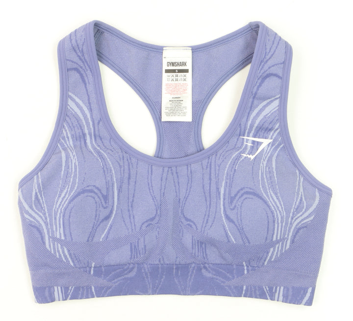Gymshark Women Purple Small Racerback Seamless Sports Bra Top