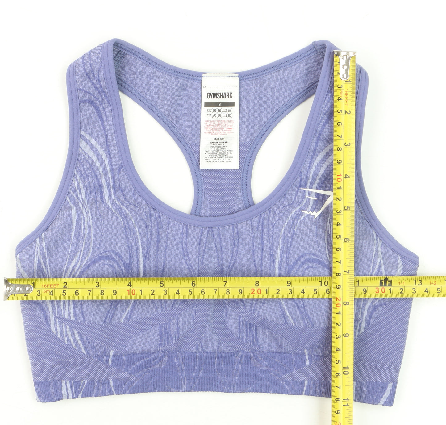 Gymshark Women Purple Small Racerback Seamless Sports Bra Top