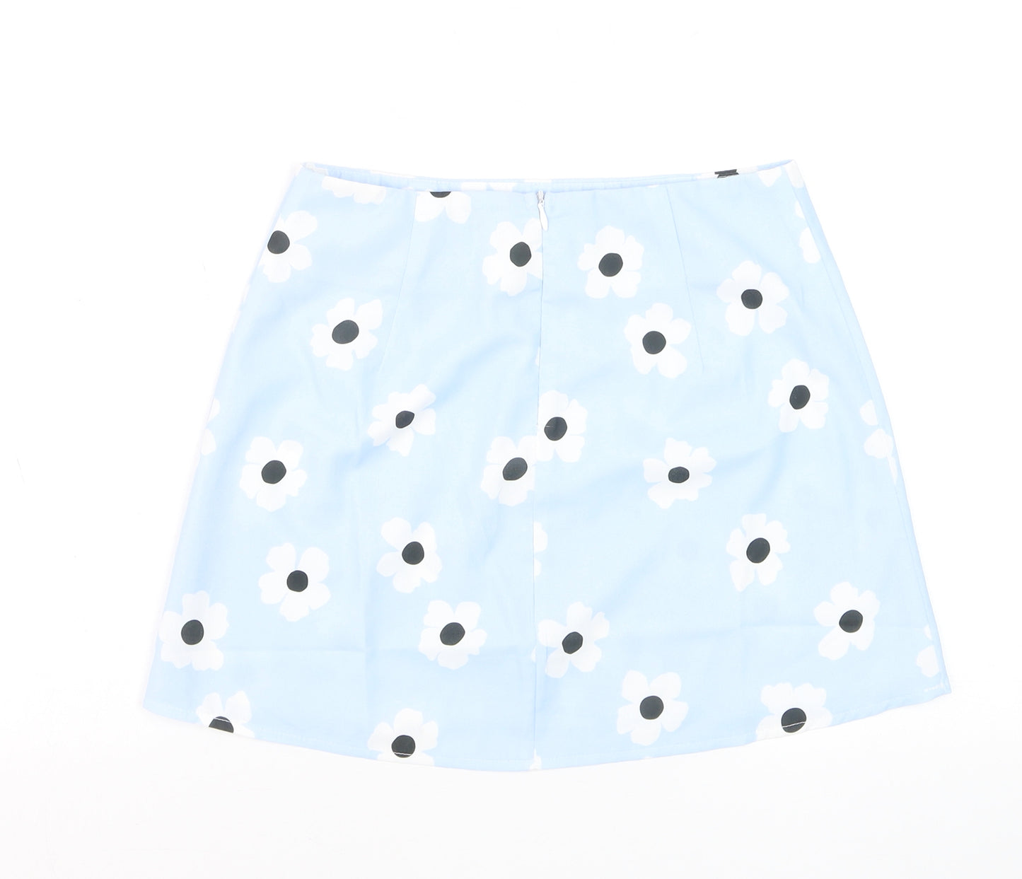 Princess Polly Women's Blue Floral A-Line Mini Skirt Size 6