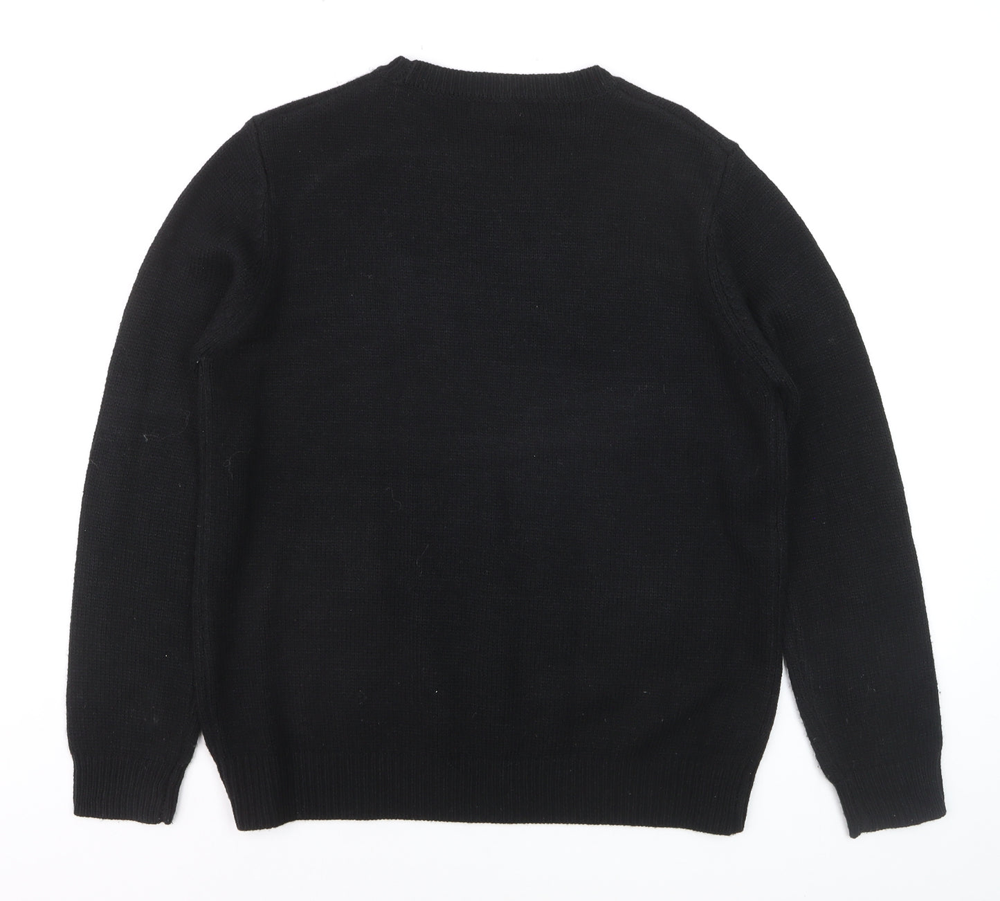 Papaya Women’s Black 'Forever' Beaded Knit Jumper Size M