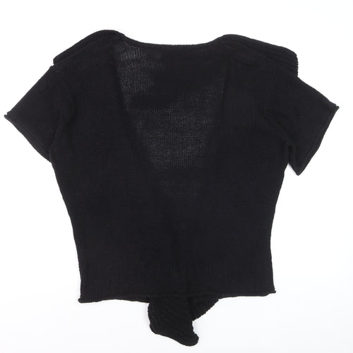 Marks and Spencer Women’s Black Short Sleeve Knit Cardigan M