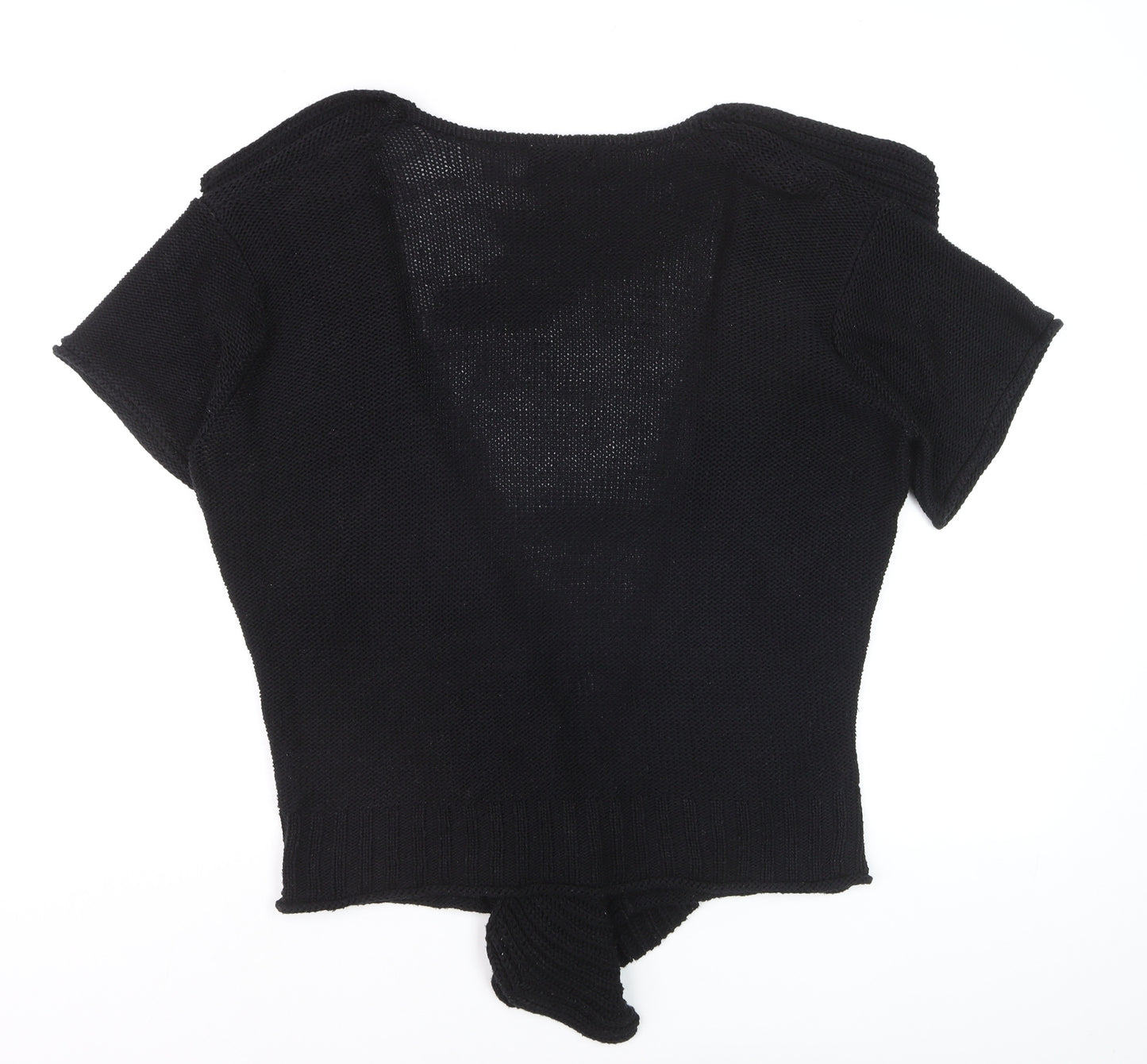 Marks and Spencer Women’s Black Short Sleeve Knit Cardigan M