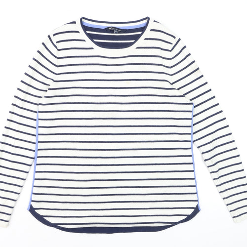Crew Clothing Women’s Multicoloured Striped Jumper Size 14