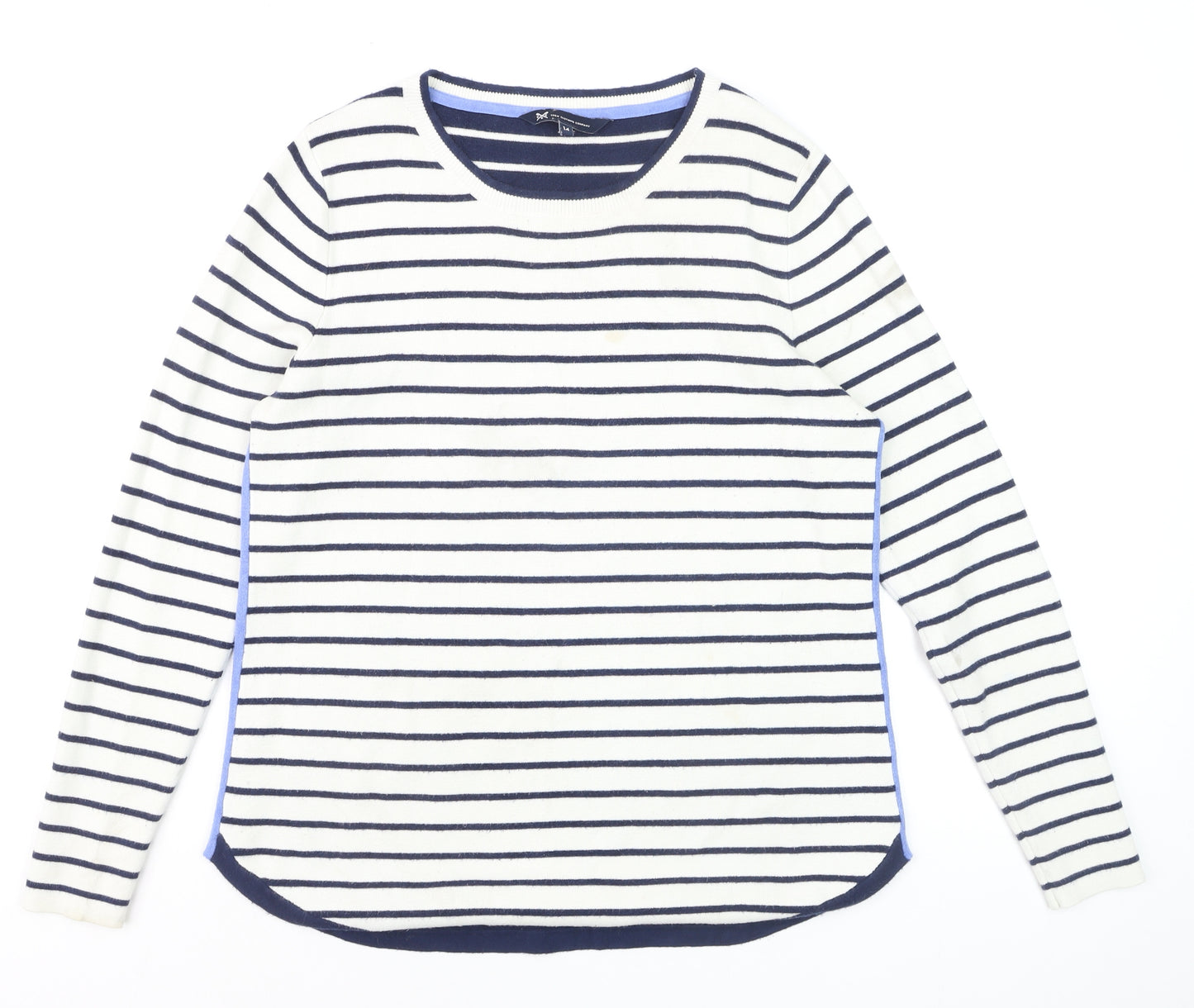 Crew Clothing Women’s Multicoloured Striped Jumper Size 14
