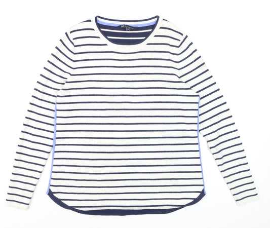 Crew Clothing Women’s Multicoloured Striped Jumper Size 14