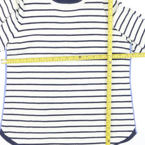 Crew Clothing Women’s Multicoloured Striped Jumper Size 14