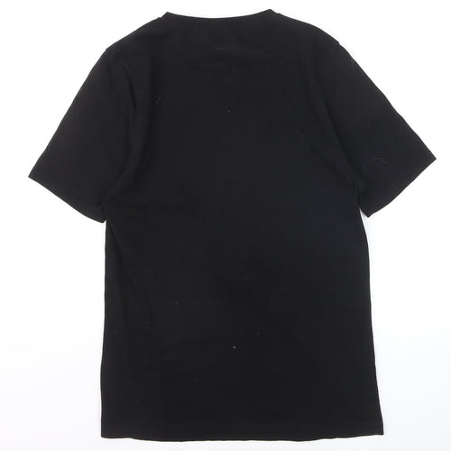 Jaded London Women's Black Palm Print Cotton T-Shirt - M
