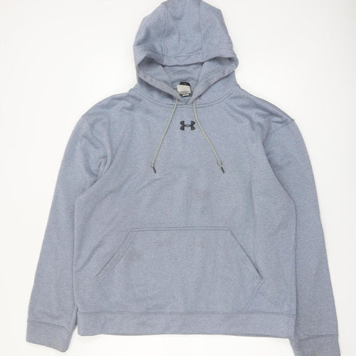 Under Armour Men's Grey Pullover Hoodie M Sports Fleece