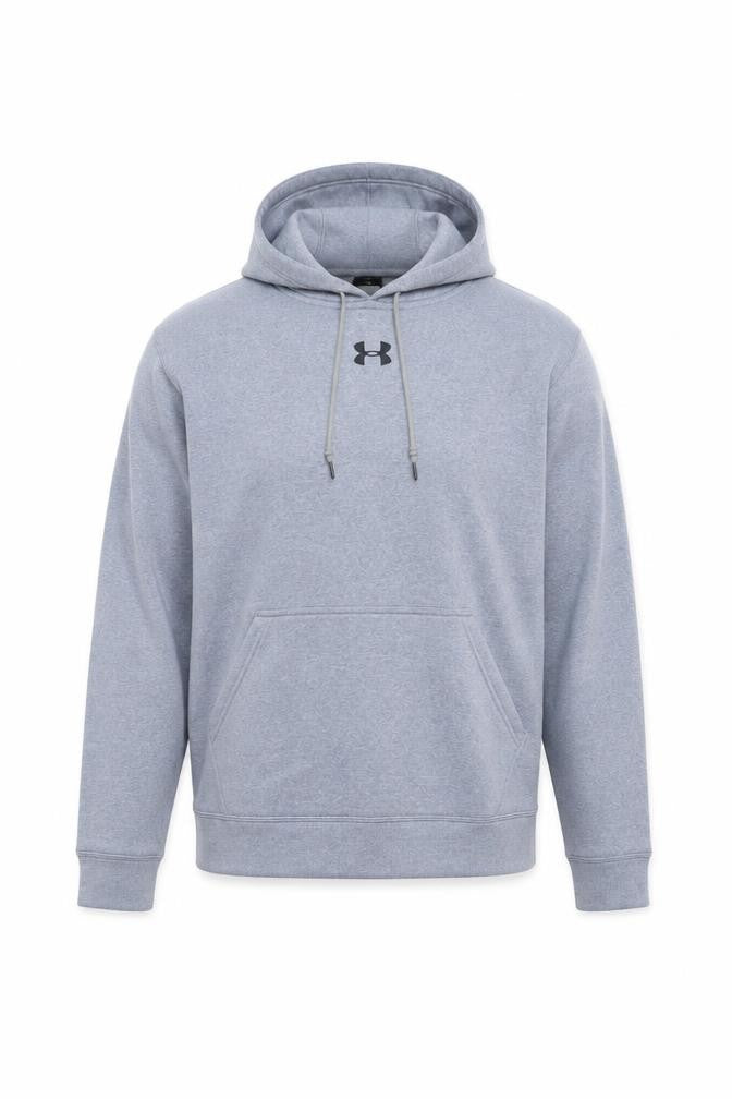 Under Armour Men's Grey Pullover Hoodie M Sports Fleece
