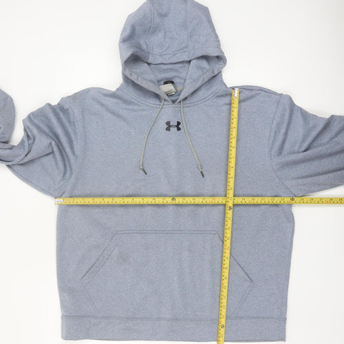 Under Armour Men's Grey Pullover Hoodie M Sports Fleece