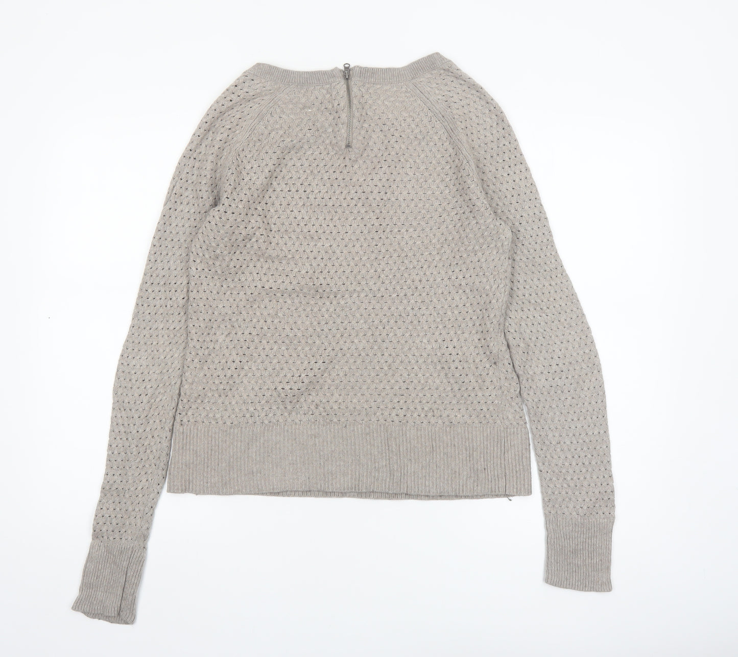 American Eagle Outfitters Women Beige Knit Jumper UK 8-10 Small
