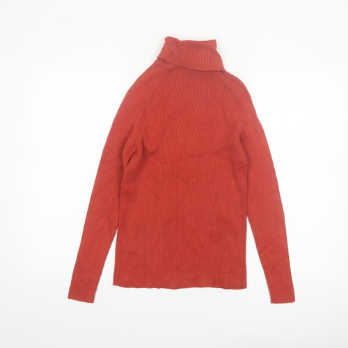 Marks and Spencer Women’s Brown Roll Neck Knit Jumper Size 12