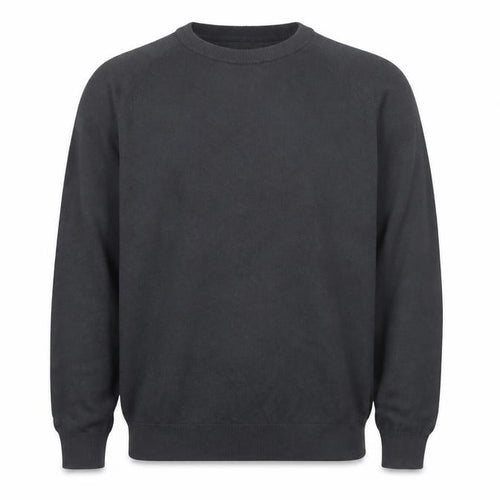 Marks and Spencer Men's Black XL Pure Cotton Crew Neck Jumper