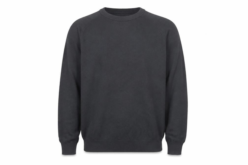 Marks and Spencer Men's Black XL Pure Cotton Crew Neck Jumper