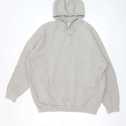 Marks and Spencer Autograph Men’s Grey Hooded Pullover Jumper L