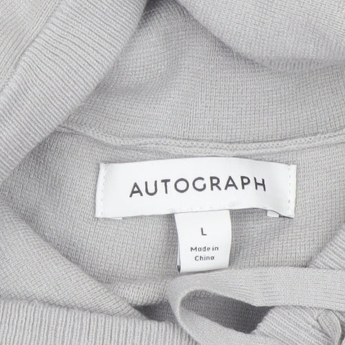 Marks and Spencer Autograph Men’s Grey Hooded Pullover Jumper L