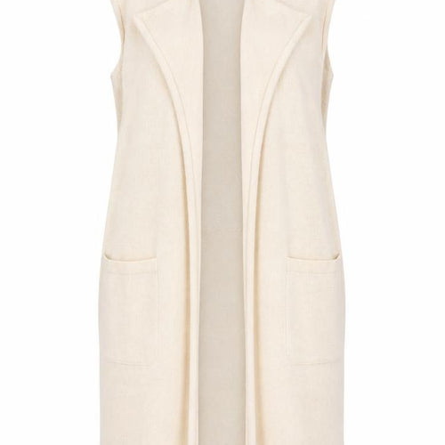 Marks and Spencer Women’s Beige Knit Sleeveless Vest Size 16