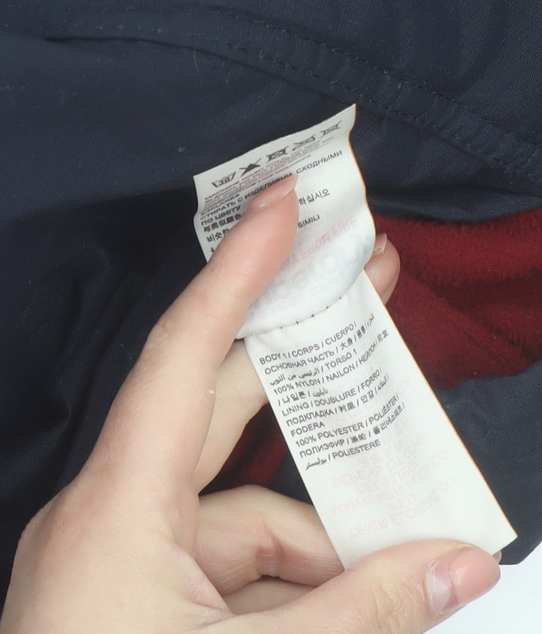 Superdry Women's Blue Windcheater Hooded Jacket L