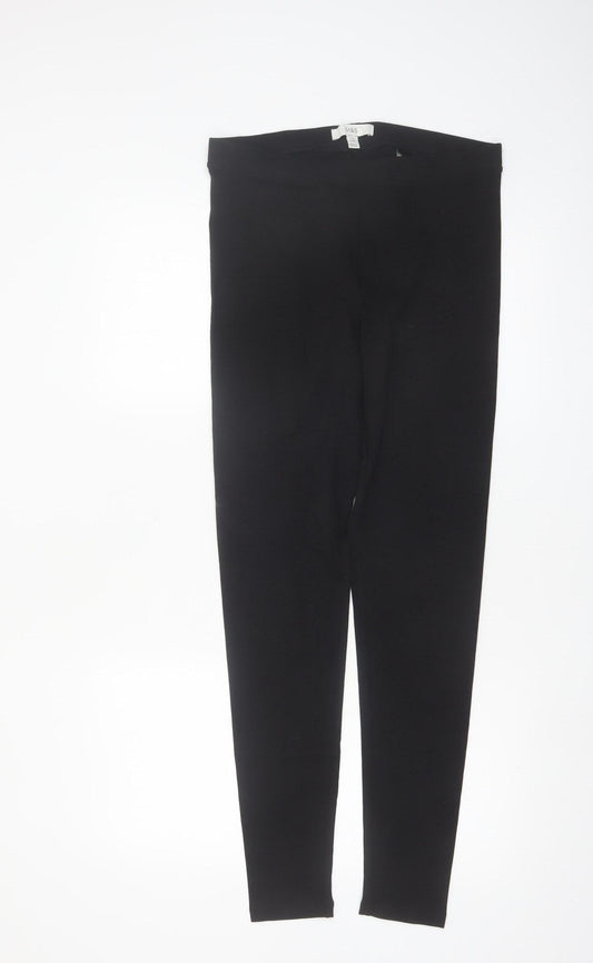 Marks and Spencer Women’s Black Ankle Leggings Size 12 Long Stretch