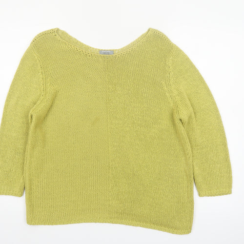 Marks and Spencer Per Una Women’s Green L Chunky Knit Jumper
