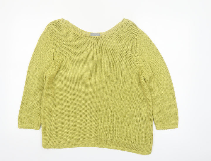 Marks and Spencer Per Una Women’s Green L Chunky Knit Jumper