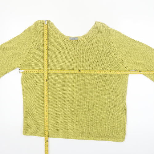 Marks and Spencer Per Una Women’s Green L Chunky Knit Jumper
