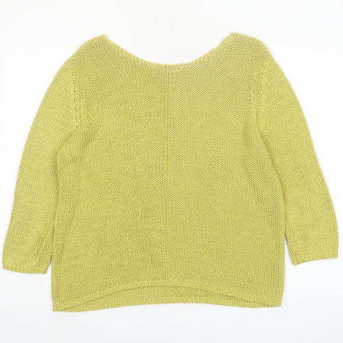 Marks and Spencer Per Una Women’s Green L Chunky Knit Jumper