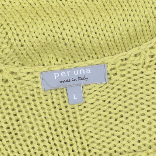 Marks and Spencer Per Una Women’s Green L Chunky Knit Jumper