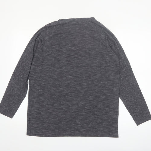 Myprotein Men's Grey Long Sleeve Athletic Gym Top Size L