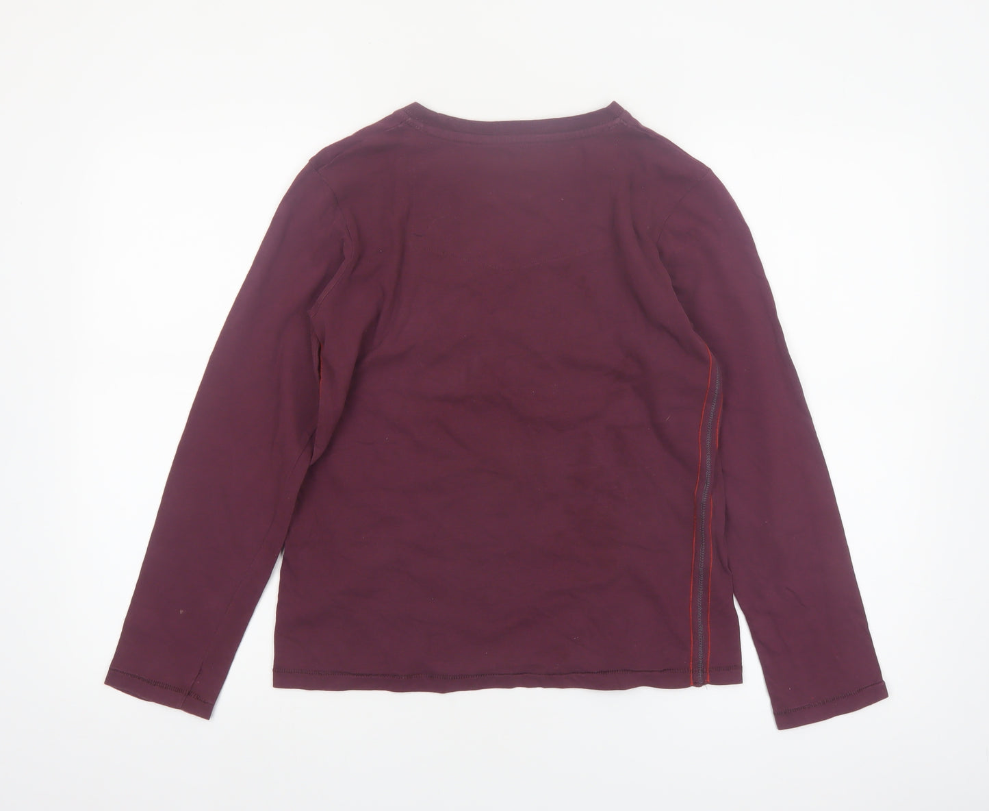 Ted Baker Boys Purple Long Sleeve Graphic Print Cotton T-Shirt 12 Years