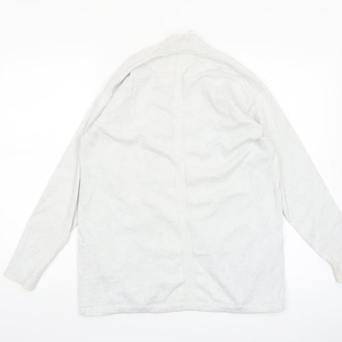 White Stuff Womens Ivory Long Sleeve Open Knit Cardigan Size 12