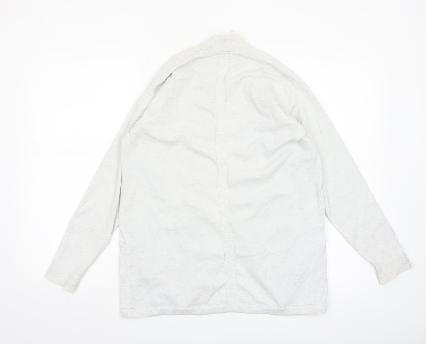 White Stuff Womens Ivory Long Sleeve Open Knit Cardigan Size 12