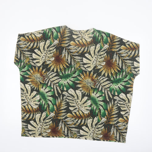 Isle Women's Multicoloured Floral Tunic T-Shirt Size 18