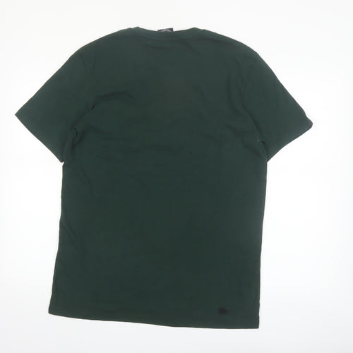 Superdry Men's Green Graphic Logo T-Shirt Size M Short Sleeve Cotton
