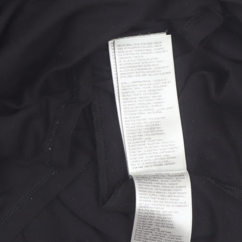 Puma Men’s Black Long Sleeve 1/4 Zip Running Top M Athletic Fit