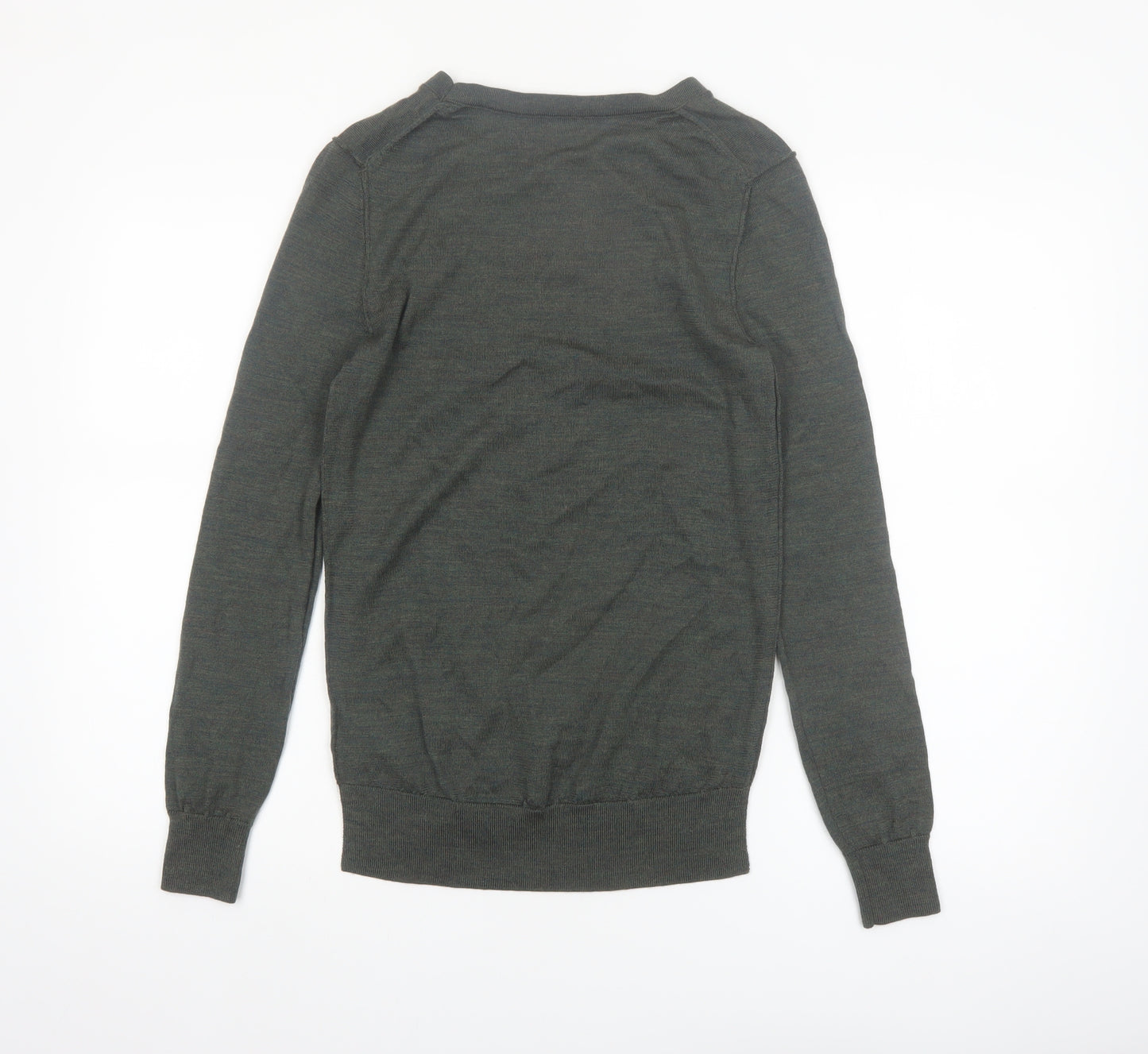 GAP Women's Green Merino Wool Crew Neck Pullover Jumper Size S