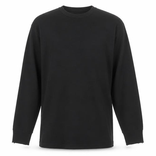 Marks and Spencer Men's Black Wool Blend Long Sleeve Pullover Size L