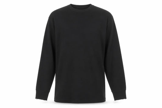 Marks and Spencer Men's Black Wool Blend Long Sleeve Pullover Size L