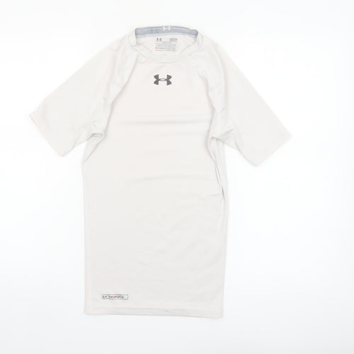 Under Armour Men's White Compression HeatGear T-Shirt Size S