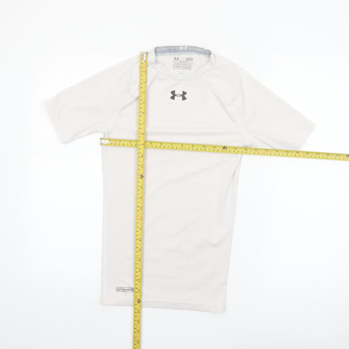 Under Armour Men's White Compression HeatGear T-Shirt Size S