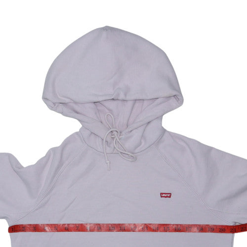 Levi's Womens XS Lilac Pullover Hoodie Cotton Blend Casual