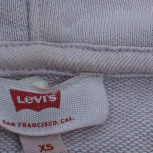 Levi's Womens XS Lilac Pullover Hoodie Cotton Blend Casual